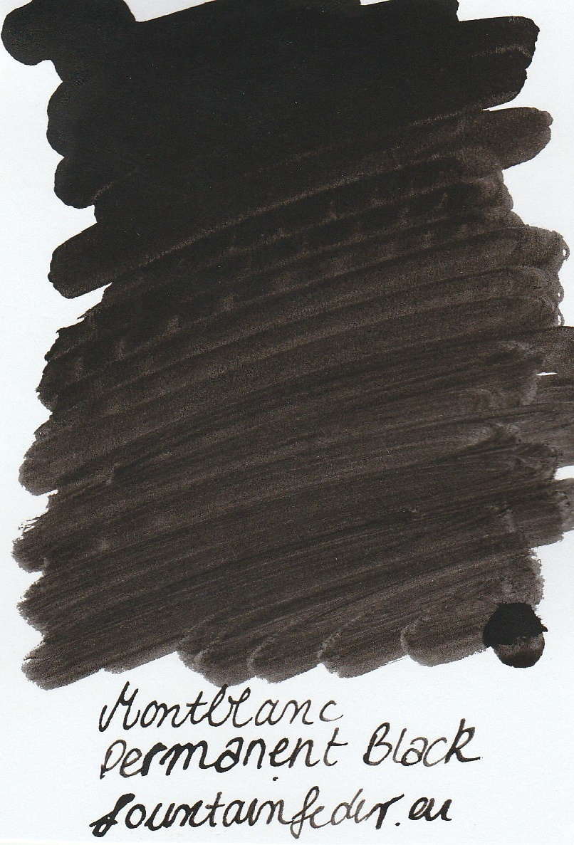 Montblanc Permanent Black Ink Sample 2ml 