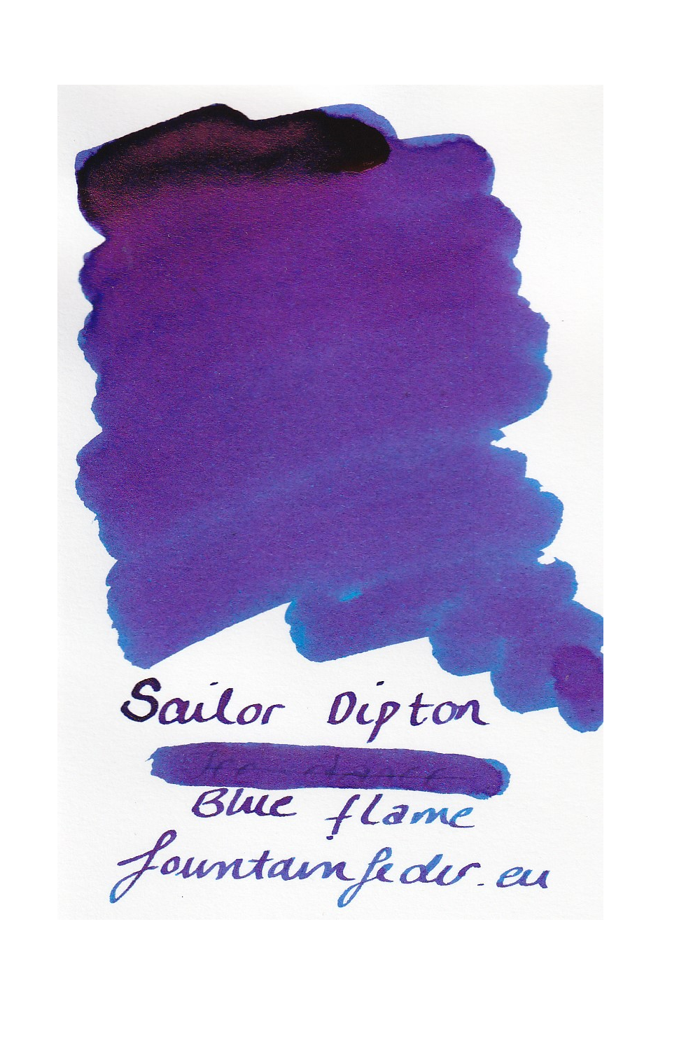 Sailor Dipton Ink - Blue Flame Ink Sample 2ml