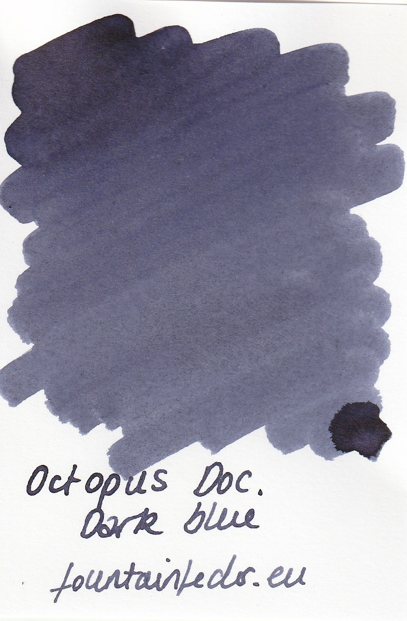 Octopus Document Dark Blue Ink Sample 2ml