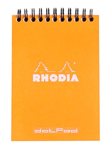 Rhodia No.13 Notepad A6 mit Doppelspirale Dot