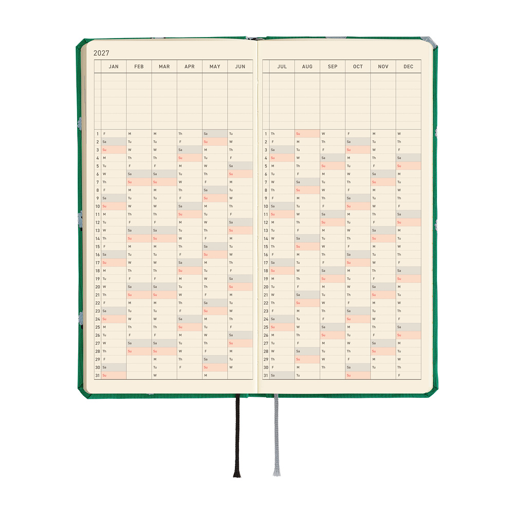 Hobonichi HON  Bow & Tie Sheep Sheep Sheep 2027