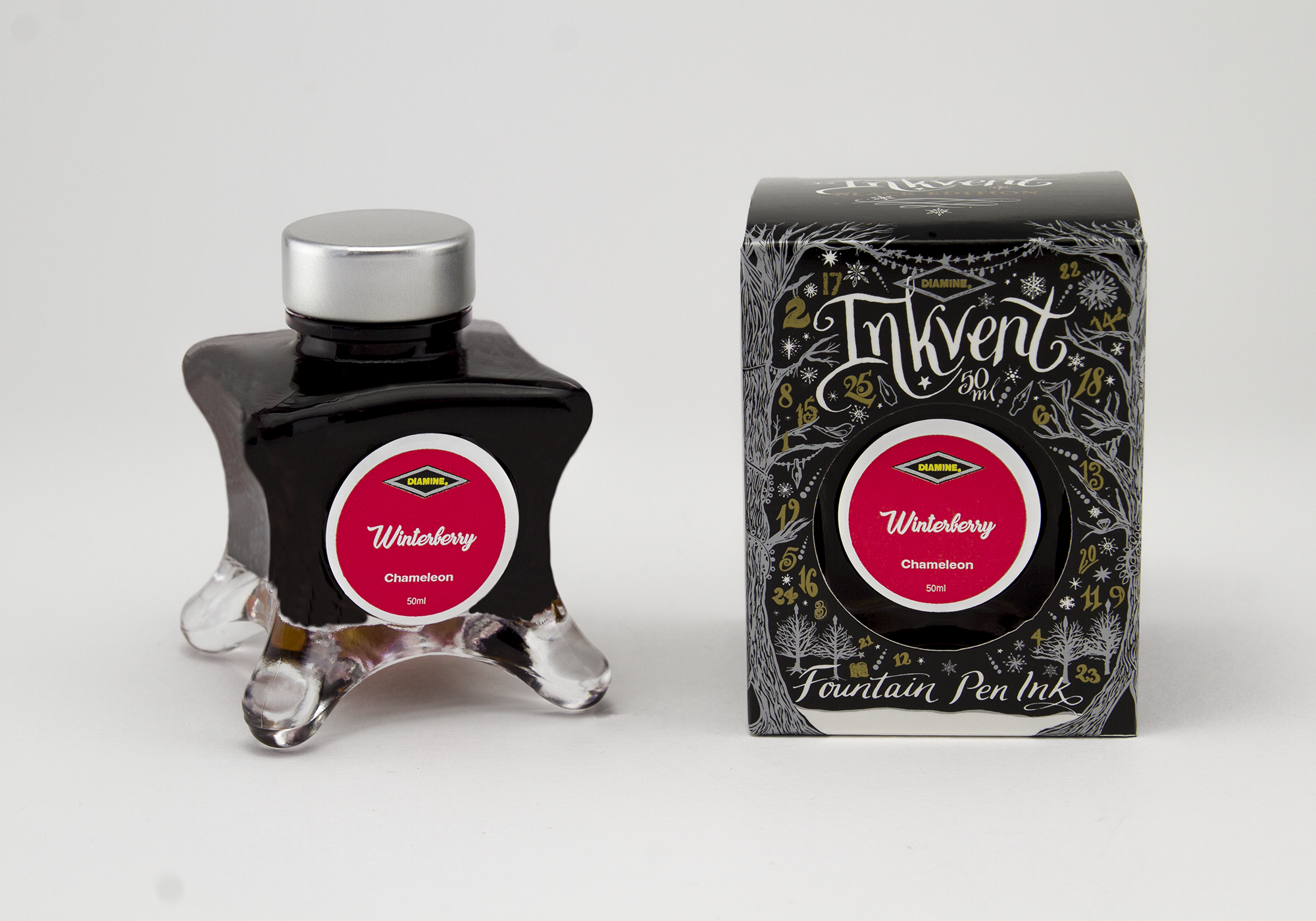 Diamine Inkvent Black Edition - Winterberry 50ml