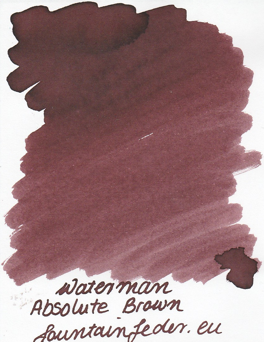 Waterman Absolute Brown Ink Sample 2ml