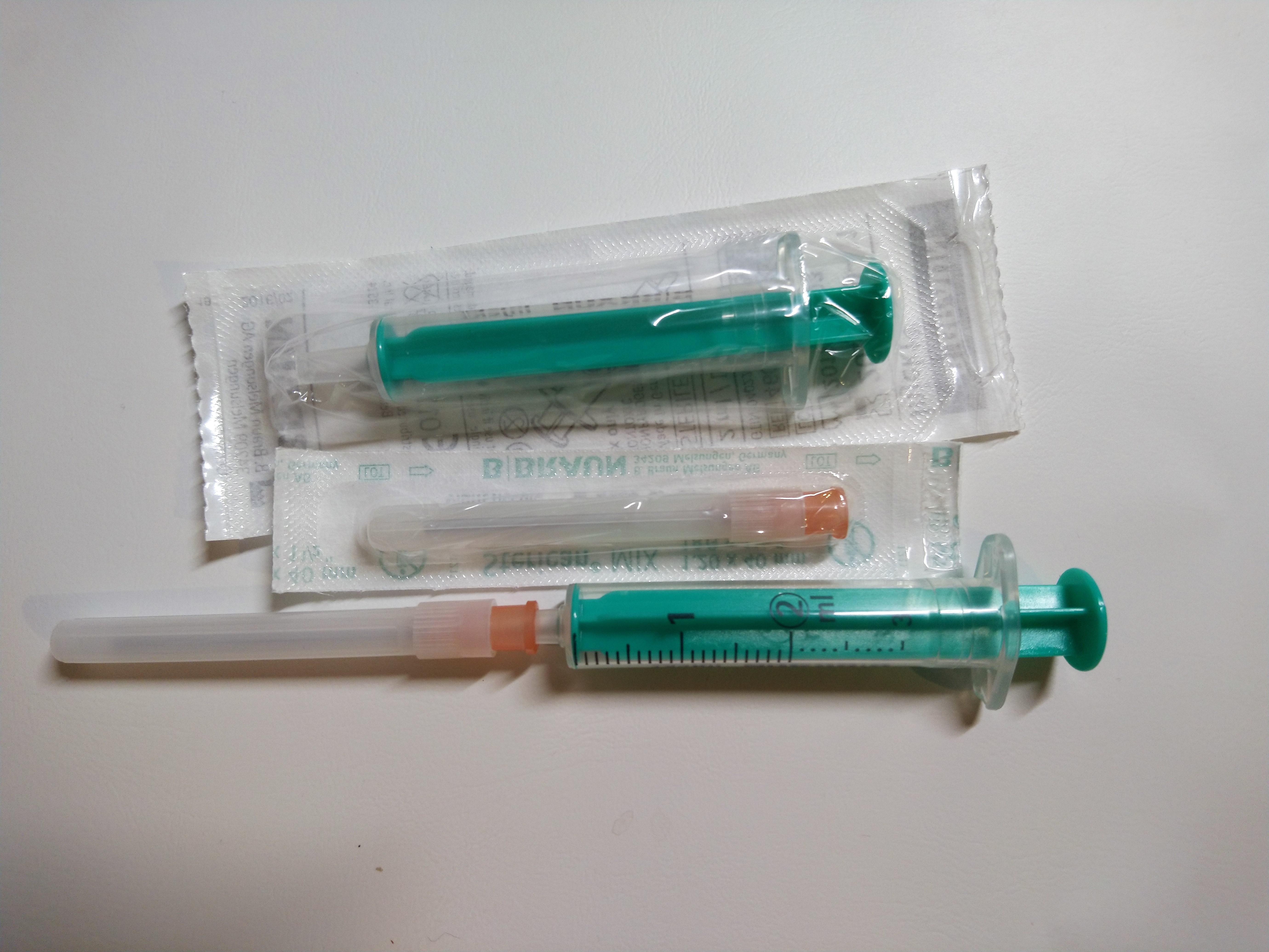 Syringe Set with blunt needle